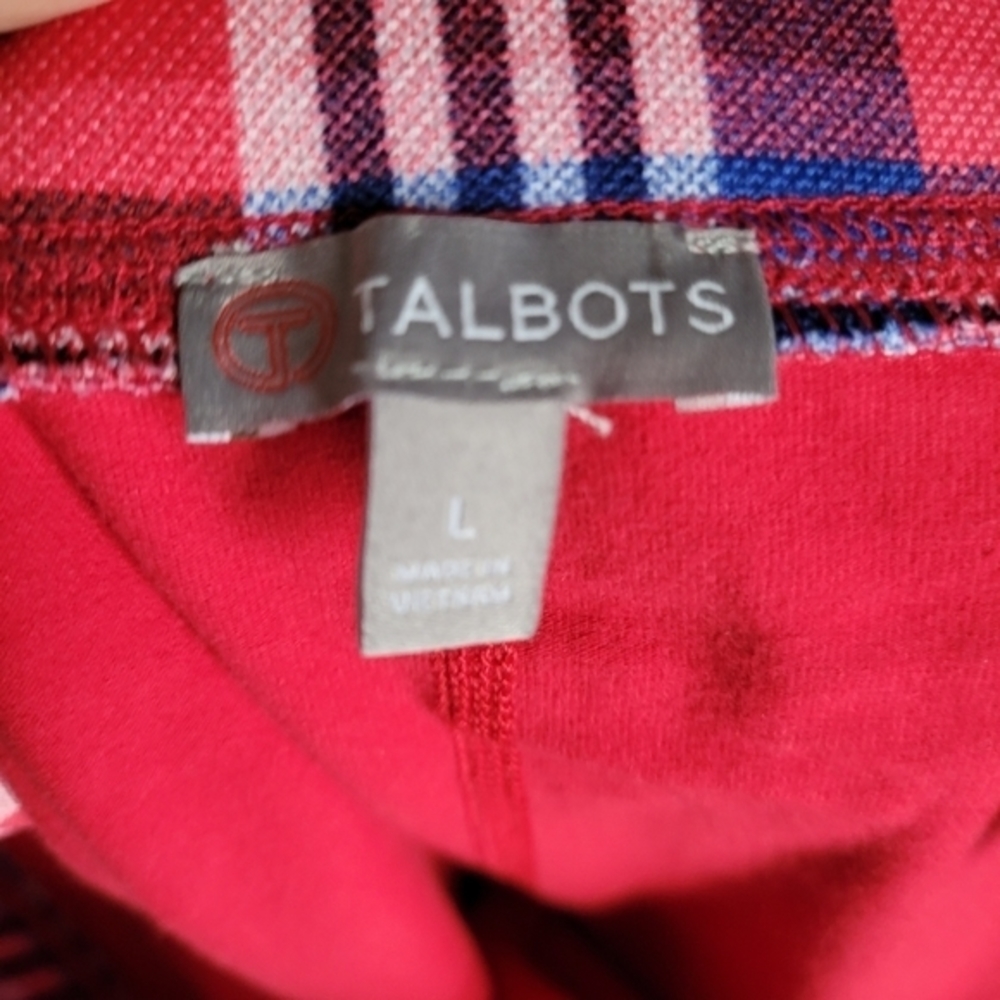 Talbots size Large plaid athletic skort golf tennis - Picture 6 of 7